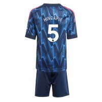 Arsenal Piero Hincapie #5 Vonkajší Detský futbalový dres 2025-26 Krátky Rukáv (+ trenírky)